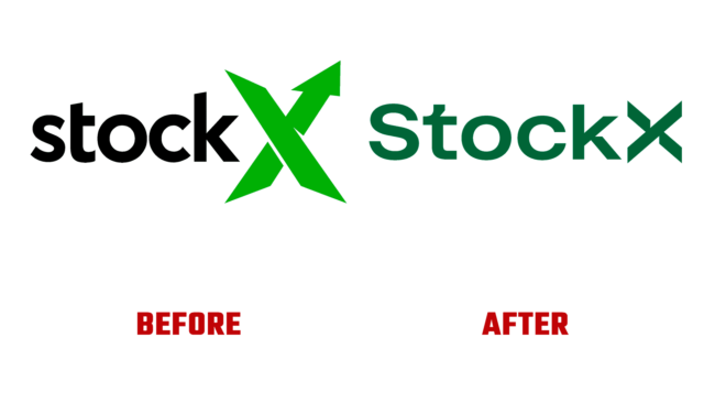 StockX Antes e Depois Logo (história)