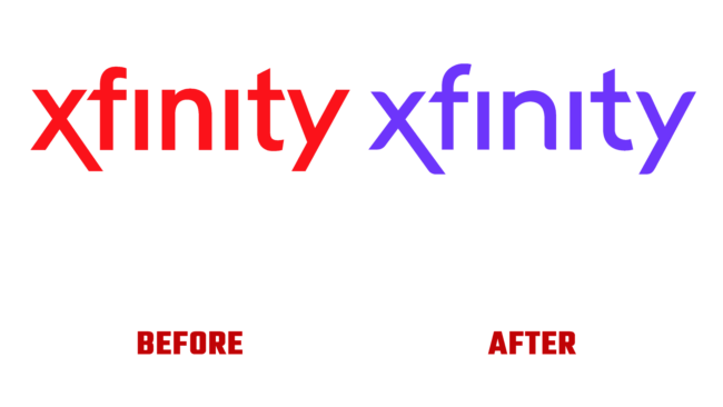 Xfinity Antes e Depois Logo (historia)