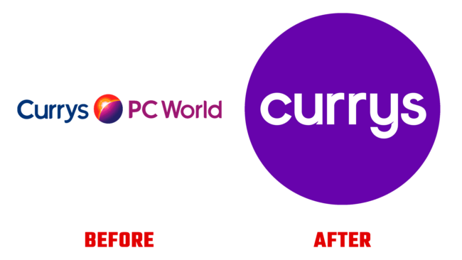 Currys Antes e Depois Logo (historia)
