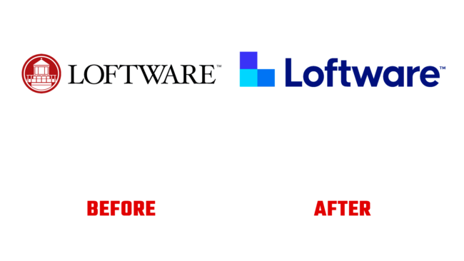 Loftware Antes e Depois Logo (historia)