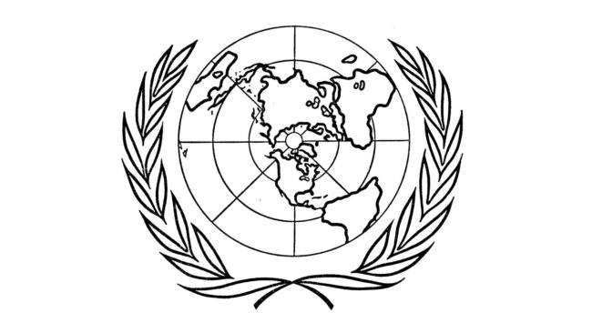 United Nations Logo 1945-1946