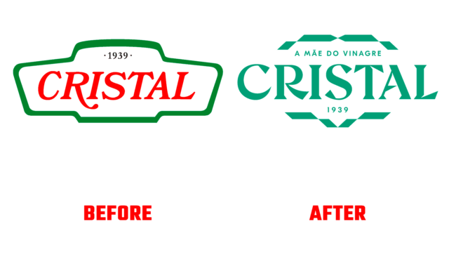 Vinagres Cristal Antes e Depois Logo (historia)