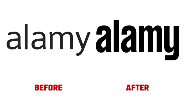 Alamy Antes e Depois Logo (historia)