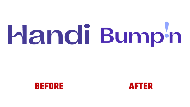 Bump'n and Handi Antes e Depois Logo (historia)