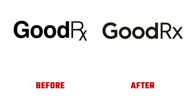 GoodRX Antes e Depois Logo (historia)