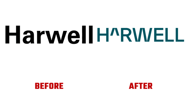 Harwell Antes e Depois Logo (historia)