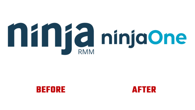 NinjaOne Antes e Depois Logo (historia)