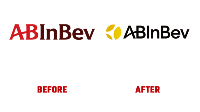 AB InBev Antes e Depois Logo (história)