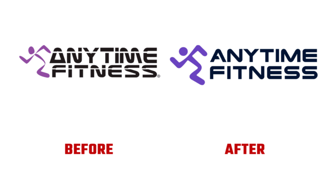 Anytime Fitness Antes e Depois Logo (história)