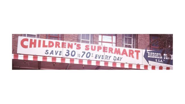 Children's Discount Supermarts-Supermarkets Logo 1948-1957