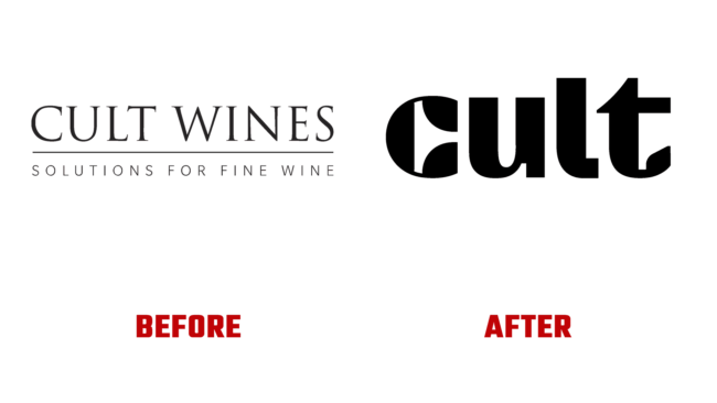 Cult Wines Antes e Depois Logo (historia)