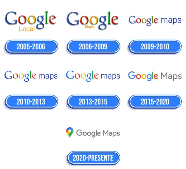 Google Maps Logo Historia