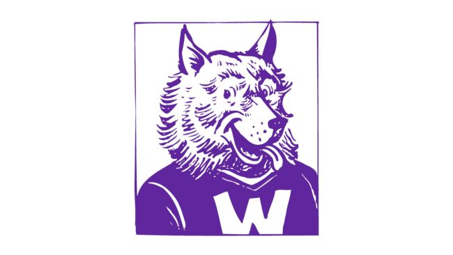 Washington Huskies Logo 1959-1971