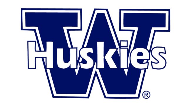 Washington Huskies Logo 1983-1995