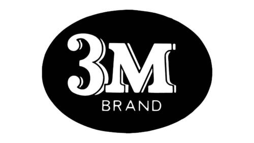 3M Brand (first era) Logo 1952-1954