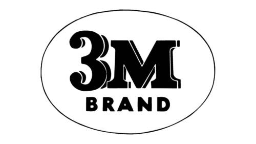 3M Brand (second era) Logo 1957-1958