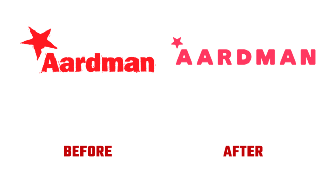 Aardman Animations Antes e Depois Logo (história)