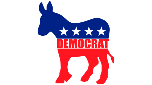  Democrat Emblema
