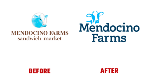 Mendocino Farms Antes e Depois Logo (historia)