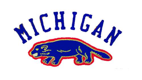Michigan Wolverines Logo 1912-1921