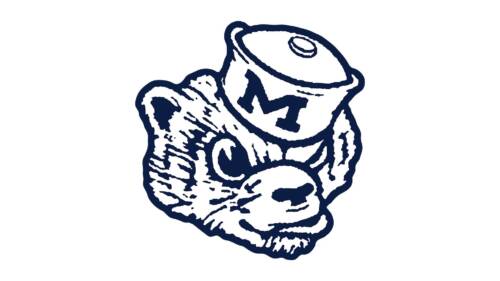 Michigan Wolverines Logo 1948-1963