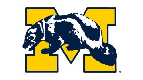 Michigan Wolverines Logo 1964-1978