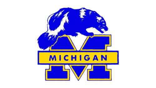 Michigan Wolverines Logo 1979-1987