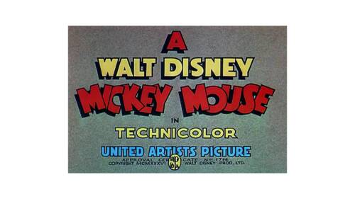 Mickey Mouse Logo 1935-1937