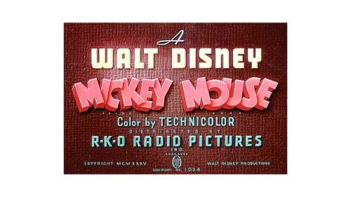 Mickey Mouse Logo 1937-1953