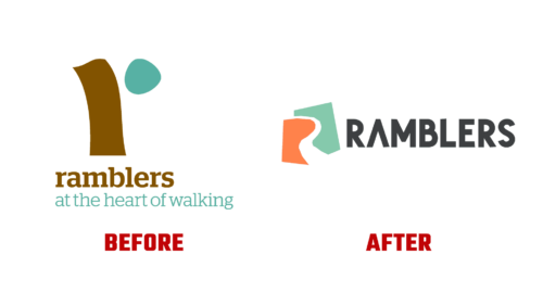 Ramblers Antes e Depois Logo (história)