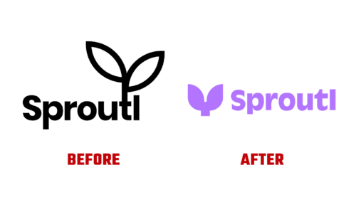 Sproutl Antes e Depois Logo (história)