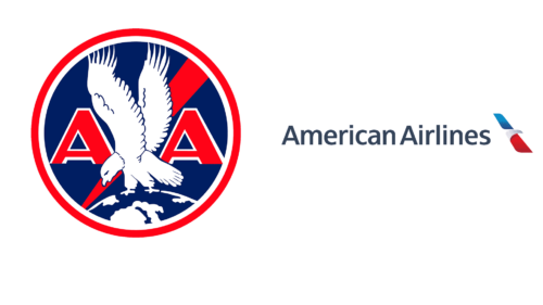 American Airlines Inc. logos de empresas antes e agora