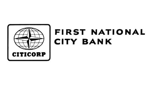 First National City Bank Logo 1965-1976