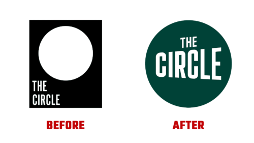 The Circle Antes e Depois Logo (historia)