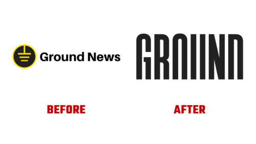 Ground News Antes e Depois Logo (Historia)