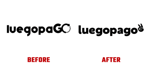 LuegopaGO Antes e Depois Logo (Historia)
