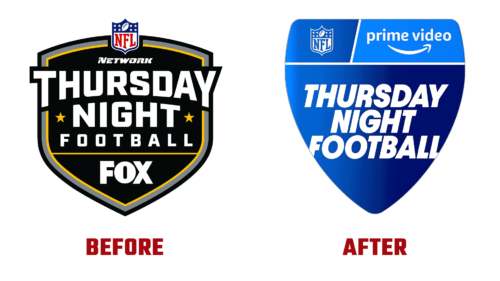NFL Thursday Night Football Antes e Depois Logo (Historia)