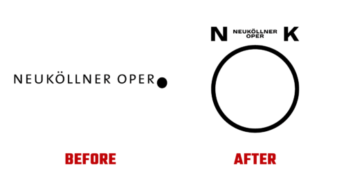 Neuköllner Oper Antes e Depois Logo (Historia)