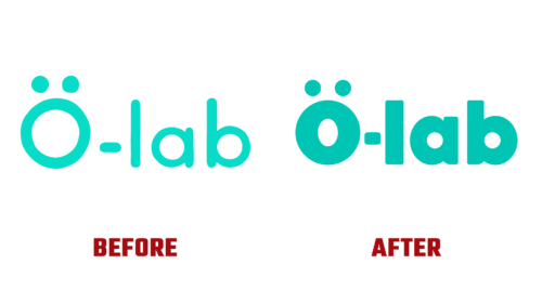 Ö lab Antes e Depois Logo (Historia)
