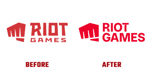 Riot Games Antes e Depois Logo (Historia)