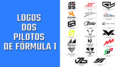 Logos dos pilotos de Fórmula 1