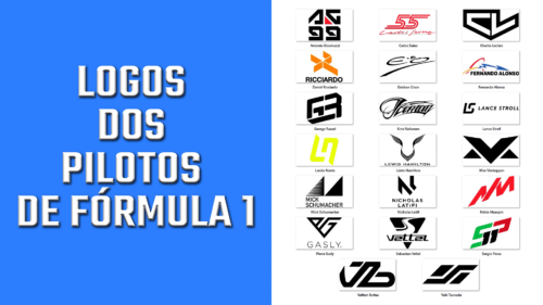 Logos dos pilotos de Fórmula 1