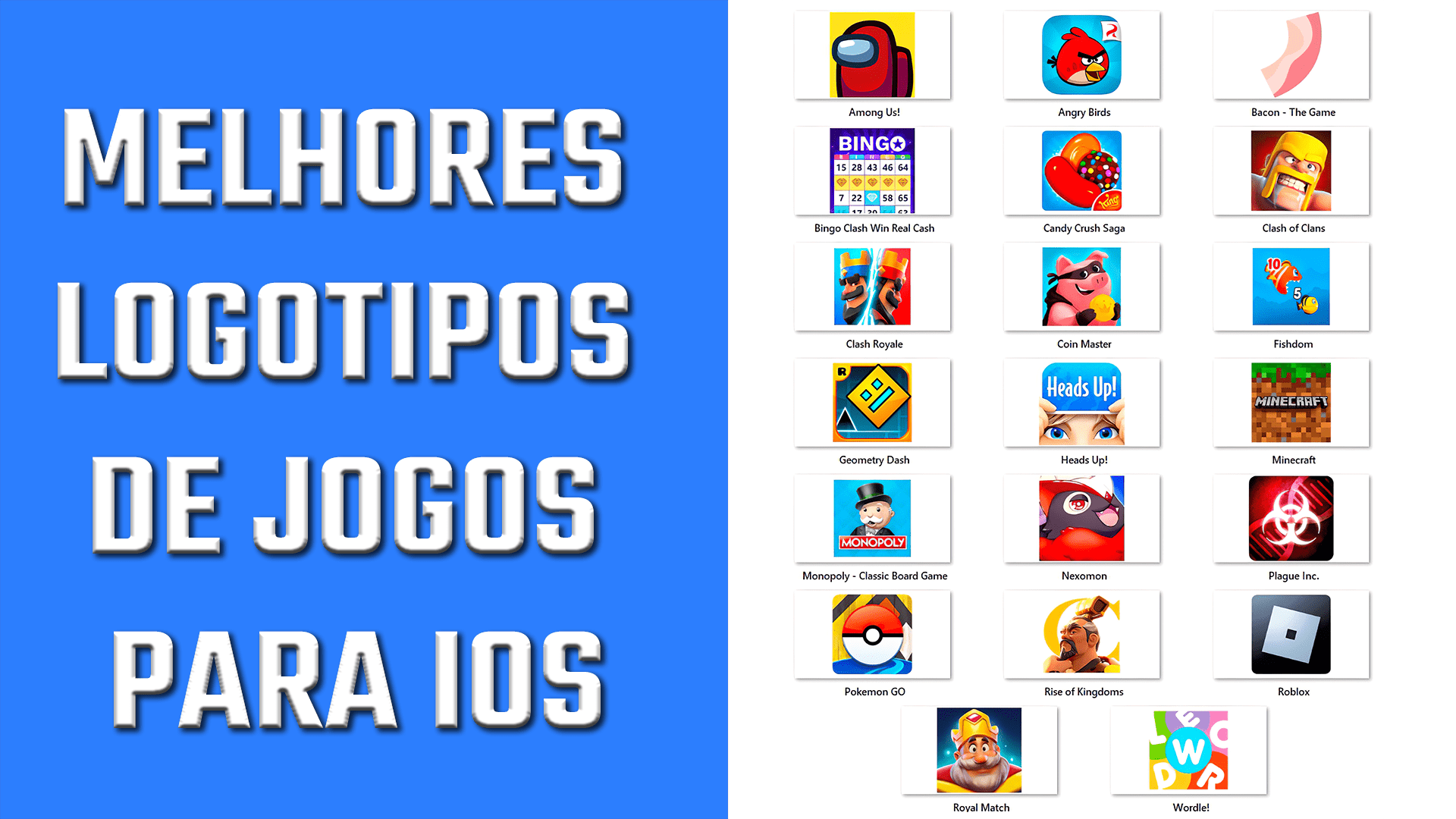 10000 Símbolos e nomes para Jogos de todos os tipos