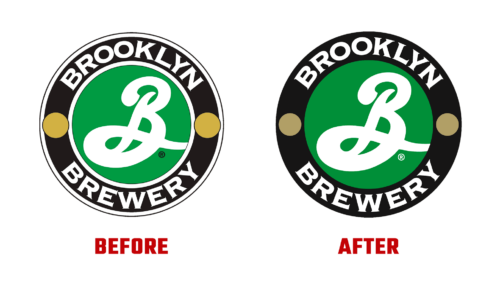 Brooklyn Brewery Antes e Depois Logo (Historia)