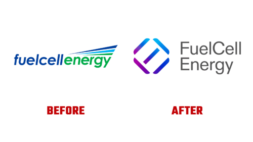 FuelCell Energy Antes e Depois Logo (Historia)