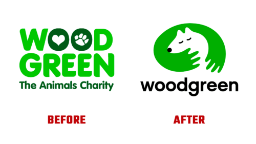 Woodgreen Antes e Depois Logo (Historia)